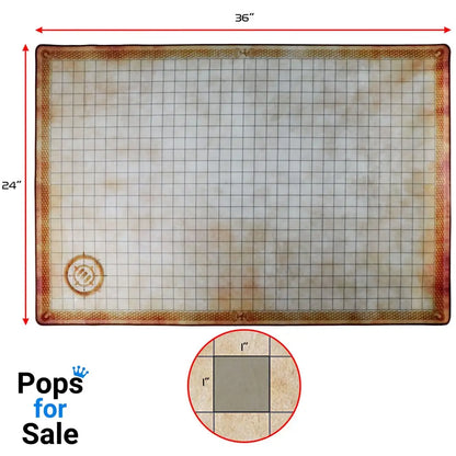 Enhance RPG Series Grid Mat Deluxe Edition DnD Map