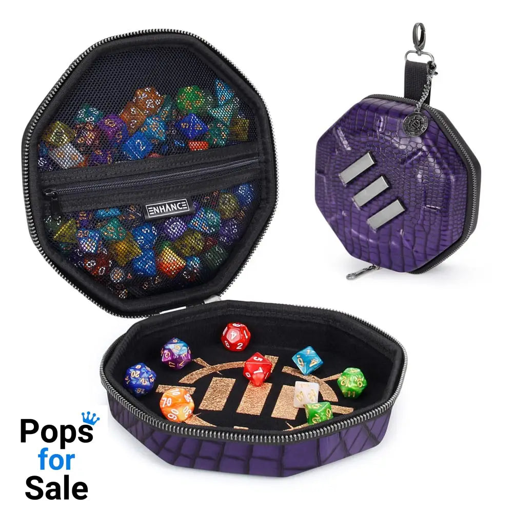 Enhance Tabletop Collector’s Edition Dice Case Purple Dice accessories