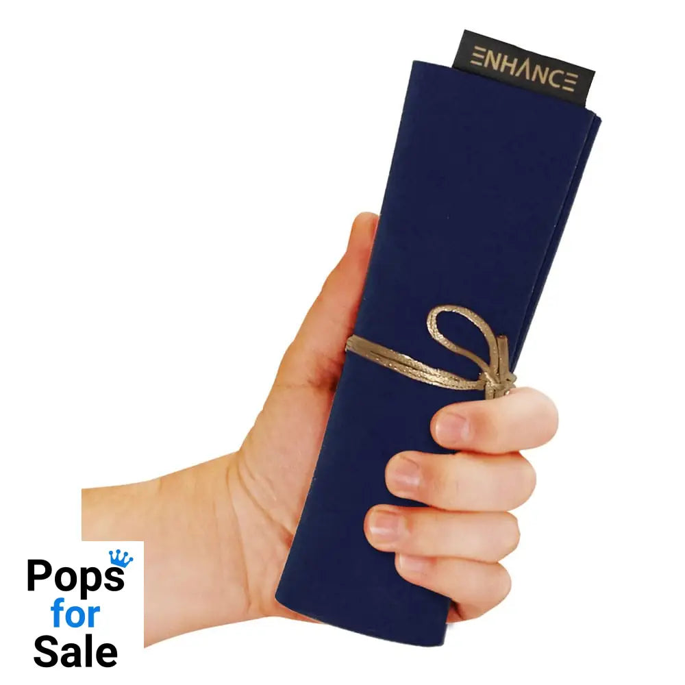 Enhance Tabletop Roll on a Scroll Bag with Dice Blue