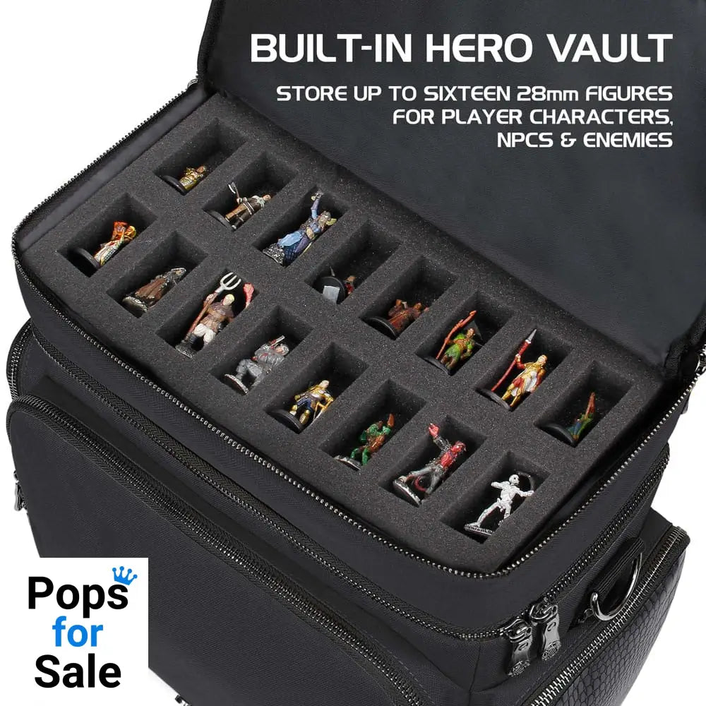 Enhance Tabletop Series Collectors Edition Adventurer’s Travel Bag Black Bags