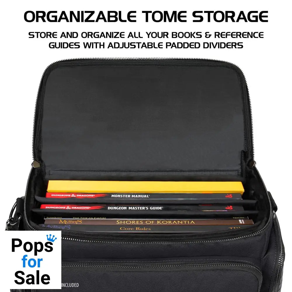 Enhance Tabletop Series Collectors Edition Adventurer's Travel Bag Black