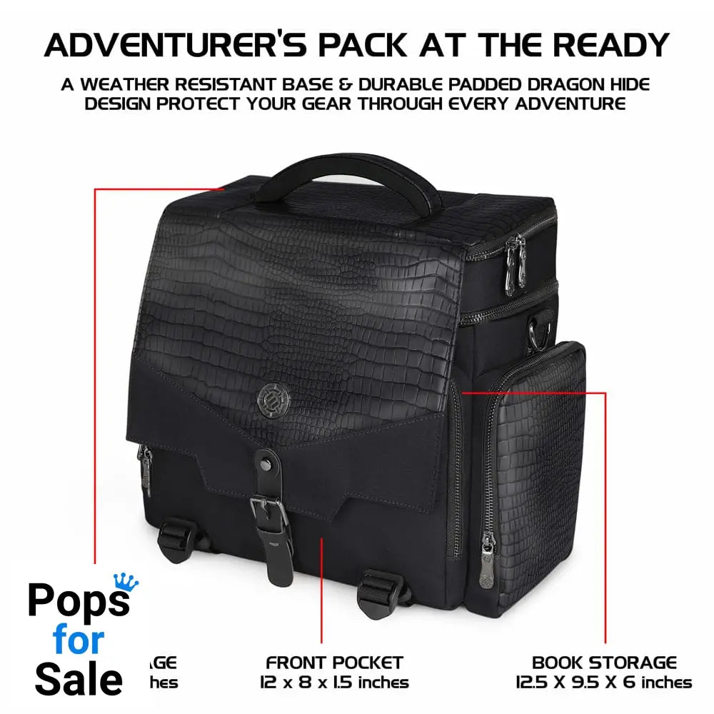 Enhance Tabletop Series Collectors Edition Adventurer's Travel Bag Black