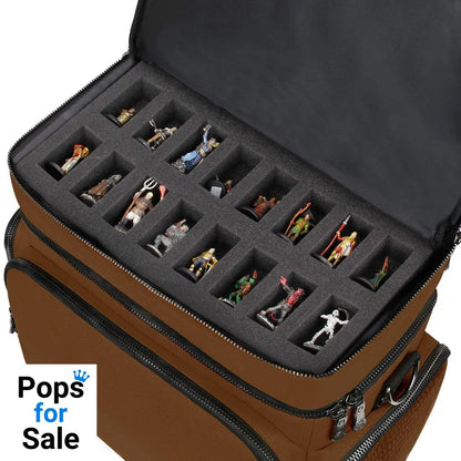 Enhance Tabletop Series Collectors Edition Adventurer’s Travel Bag Brown Bags