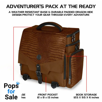 Enhance Tabletop Series Collectors Edition Adventurer's Travel Bag Brown