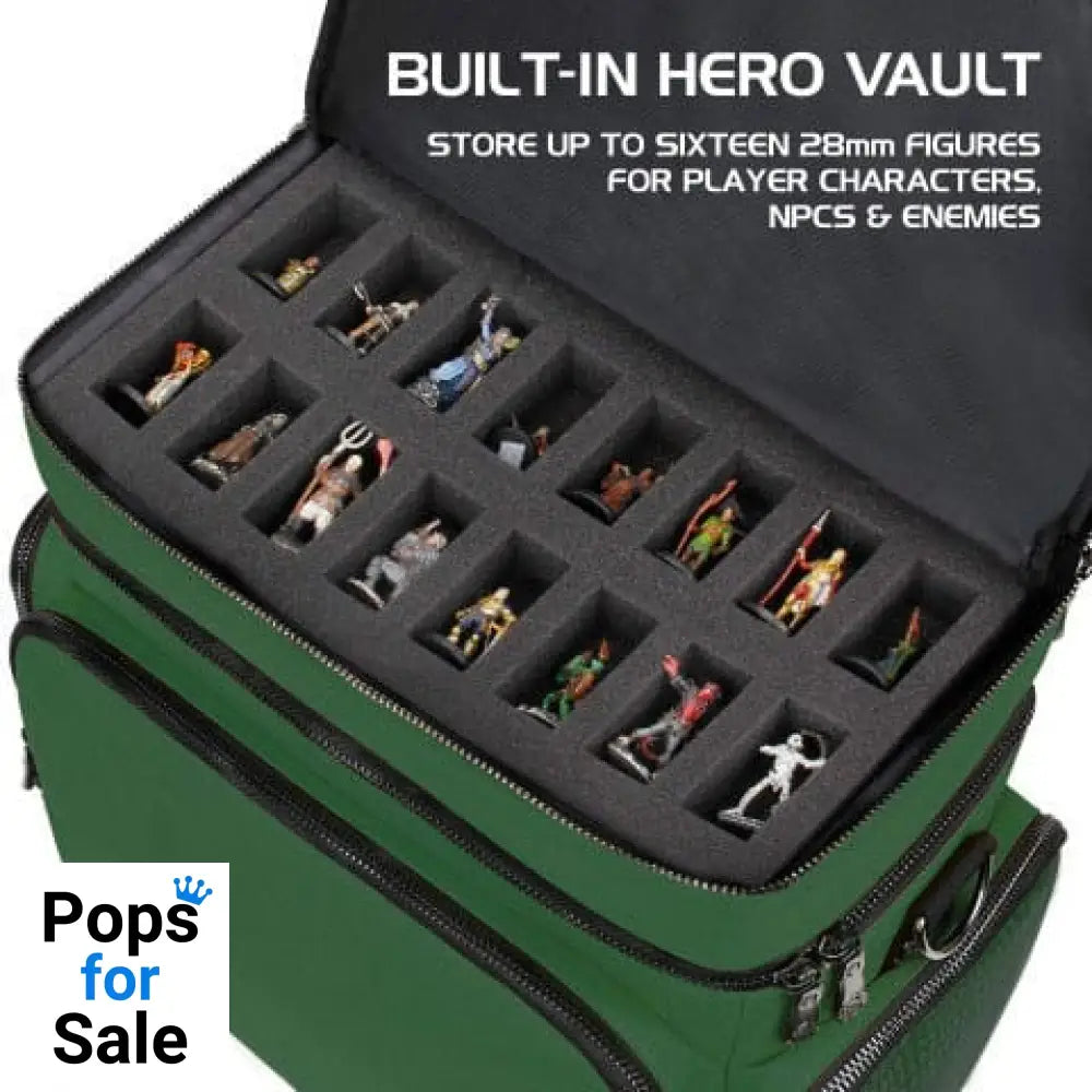 Enhance Tabletop Series Collectors Edition Adventurer's Travel Bag Green