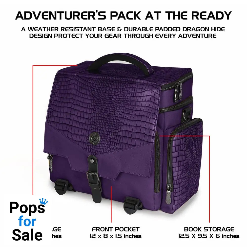 Enhance Tabletop Series Collectors Edition Adventurer's Travel Bag Purple