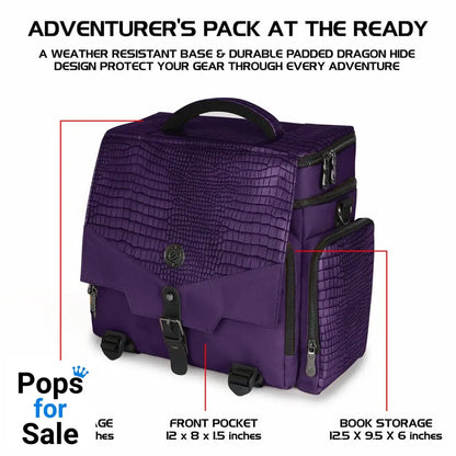 Enhance Tabletop Series Collectors Edition Adventurer's Travel Bag Purple