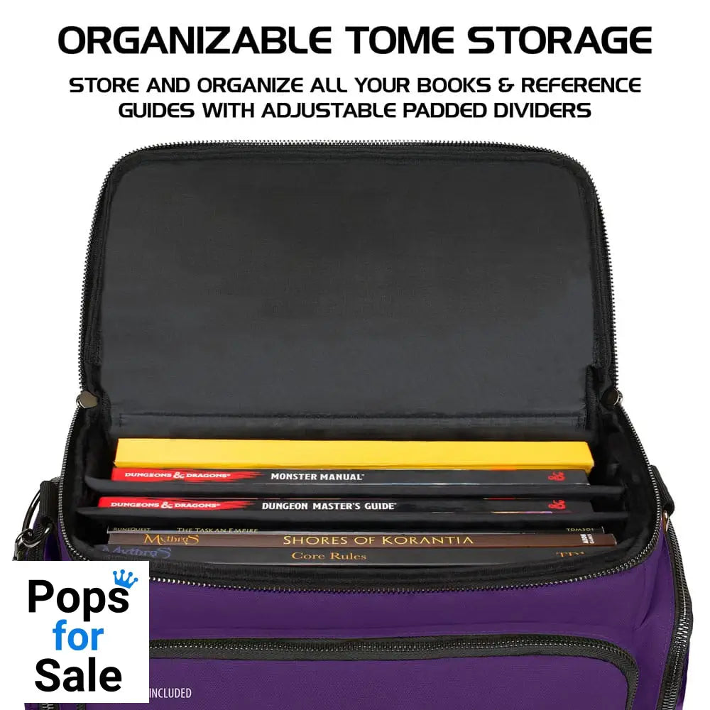 Enhance Tabletop Series Collectors Edition Adventurer's Travel Bag Purple