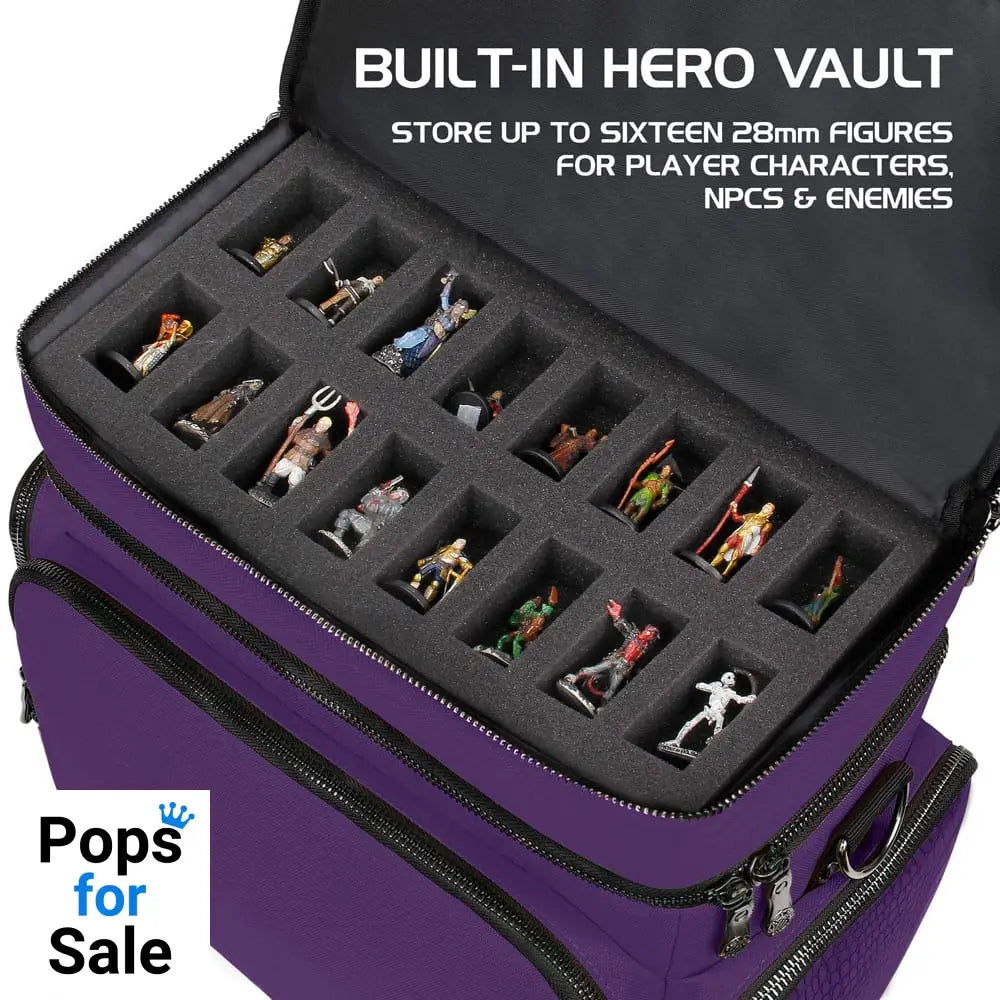 Enhance Tabletop Series Collectors Edition Adventurer's Travel Bag Purple