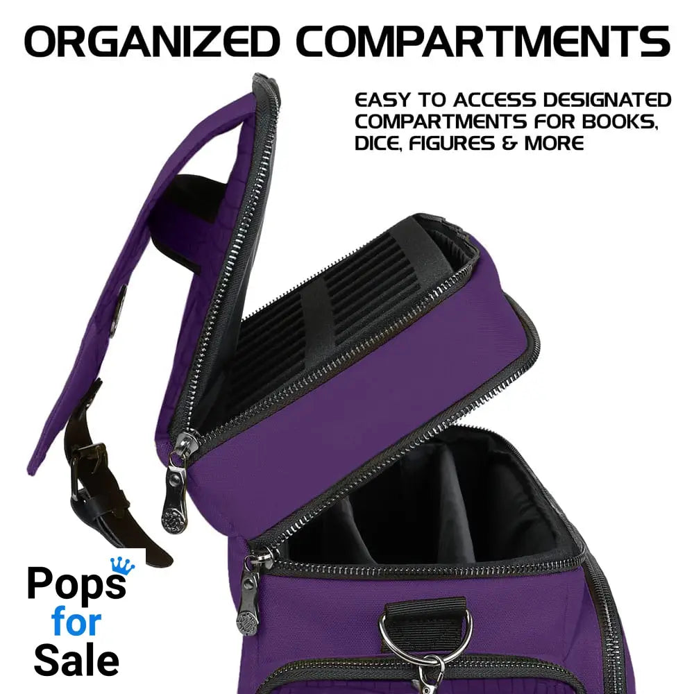 Enhance Tabletop Series Collectors Edition Adventurer's Travel Bag Purple