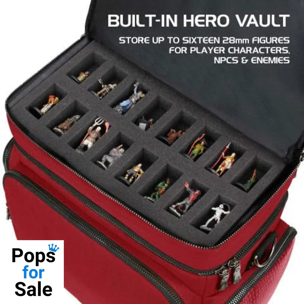 Enhance Tabletop Series Collectors Edition Adventurer's Travel Bag Red