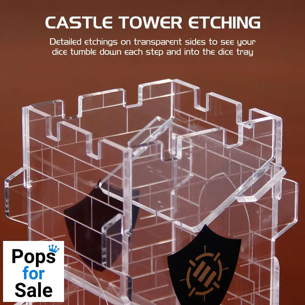 Enhance Tabletop Series Dice Tower Clear
