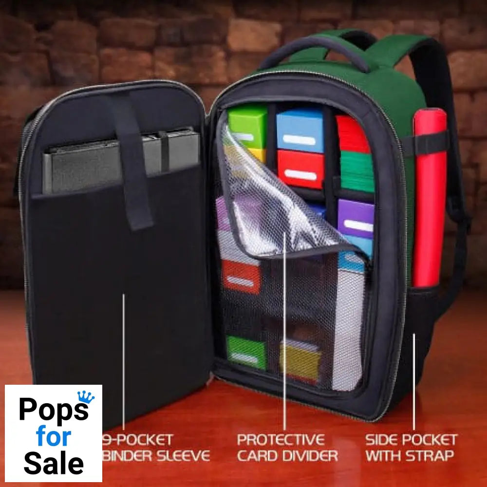 Enhance TCG Series Card Backpack Collector's Edition Green
