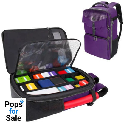 Enhance TCG Series Card Backpack Collector’s Edition Purple Bags