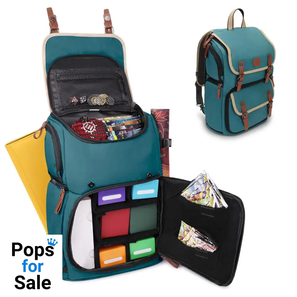 Enhance TCG Series Trading Card Backpack Designer Edition Green Bags