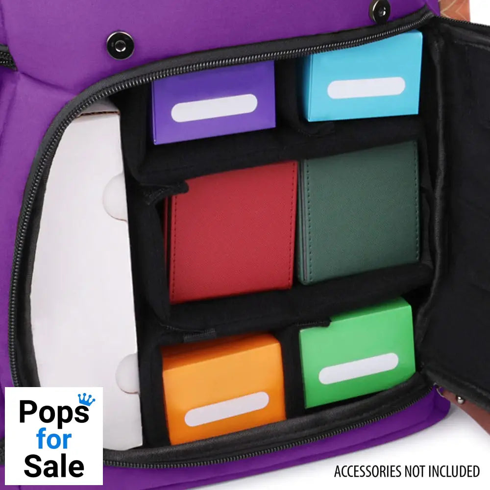 Enhance TCG Series Trading Card Backpack Designer Edition Purple Full-size
