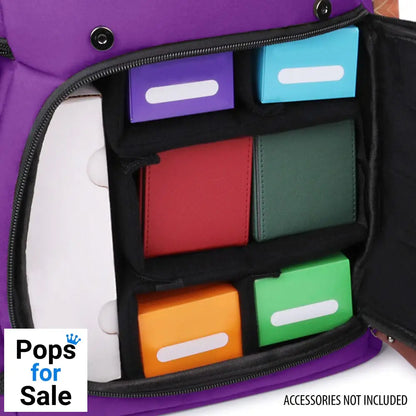Enhance TCG Series Trading Card Backpack Designer Edition Purple Full-size