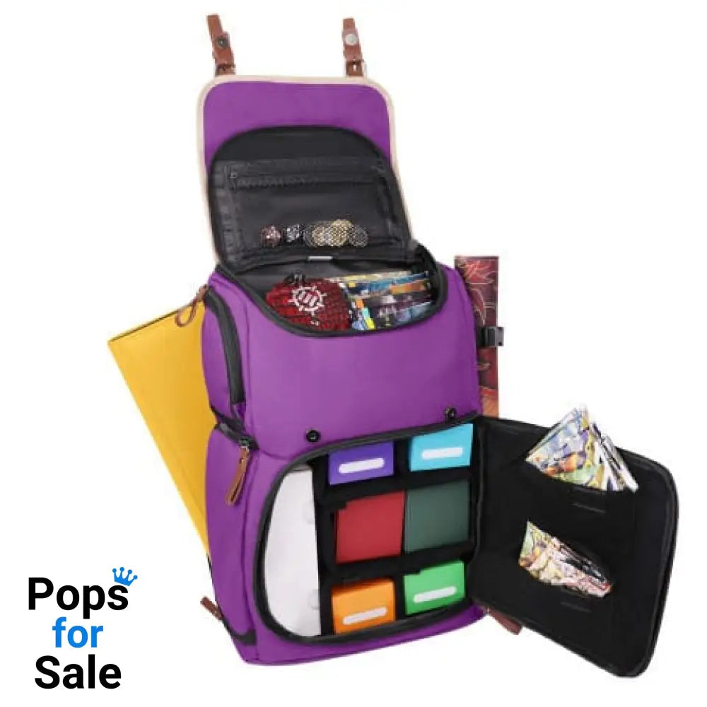 Enhance TCG Series Trading Card Backpack Designer Edition Purple Full-size