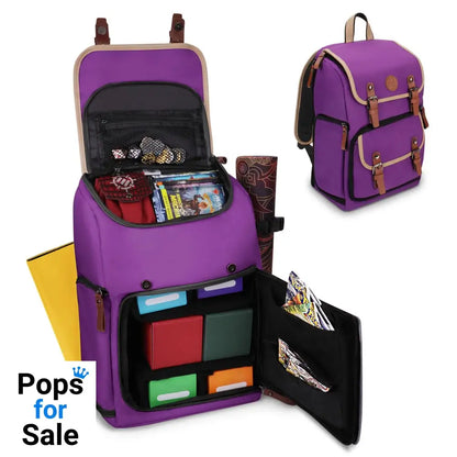 Enhance TCG Series Trading Card Backpack Designer Edition Purple Mid-Size Bags