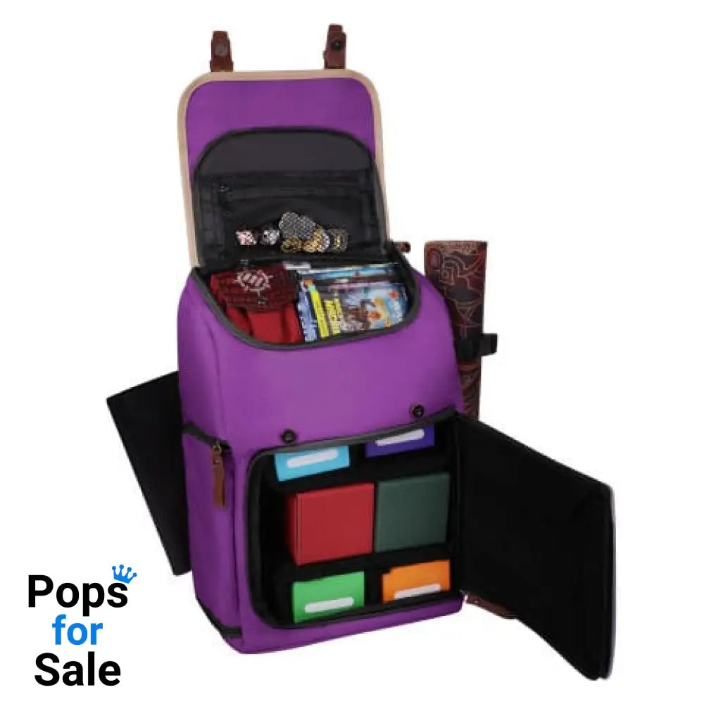 Enhance TCG Series Trading Card Backpack Designer Edition Purple Mid-Size Bags