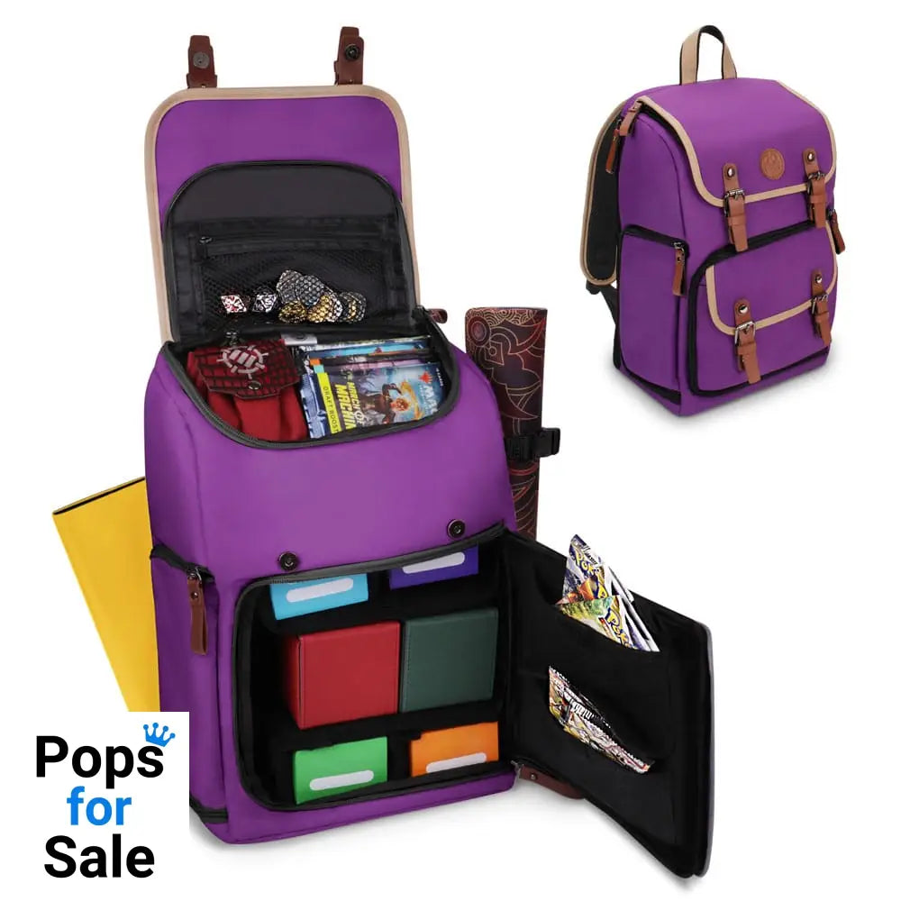 Enhance TCG Series Trading Card Backpack Designer Edition Purple Mid-Size