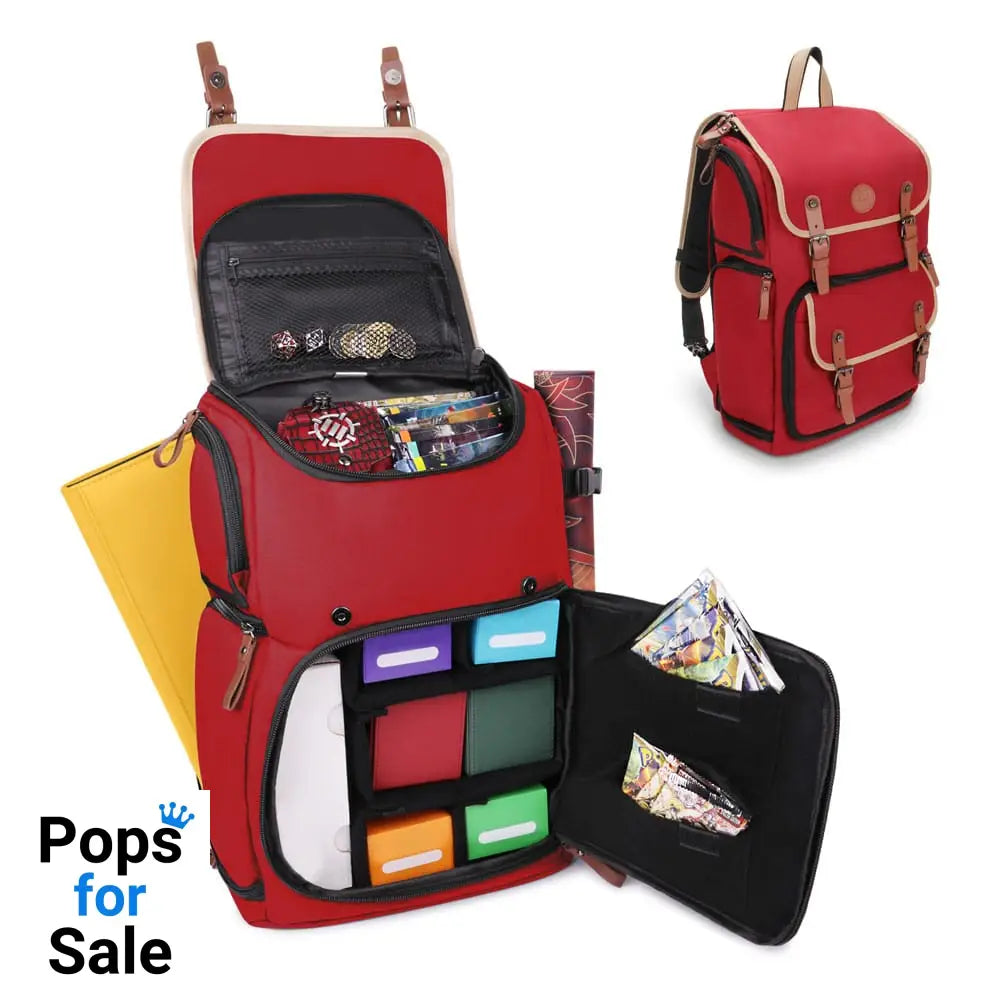 Enhance TCG Series Trading Card Backpack Designer Edition Red