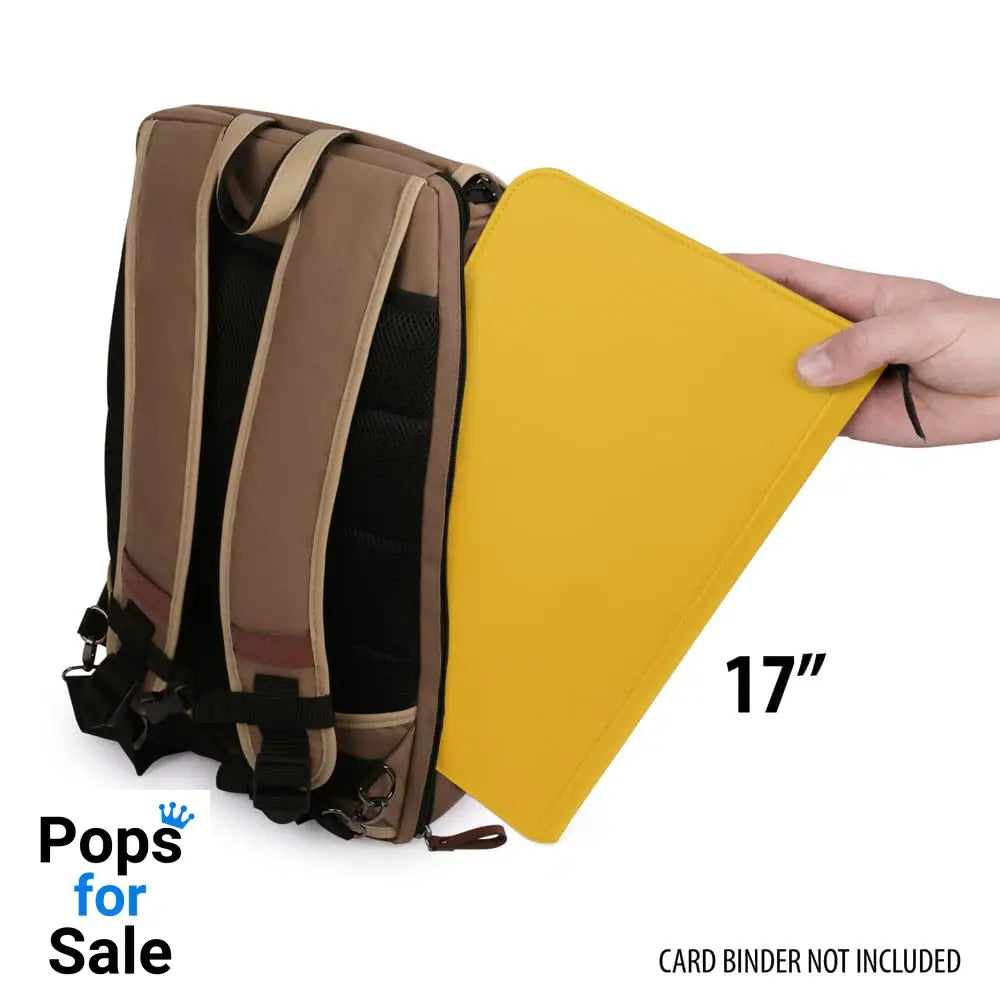 Enhance TCG Series Trading Card Backpack Designer Edition Tan