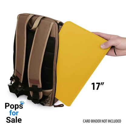 Enhance TCG Series Trading Card Backpack Designer Edition Tan