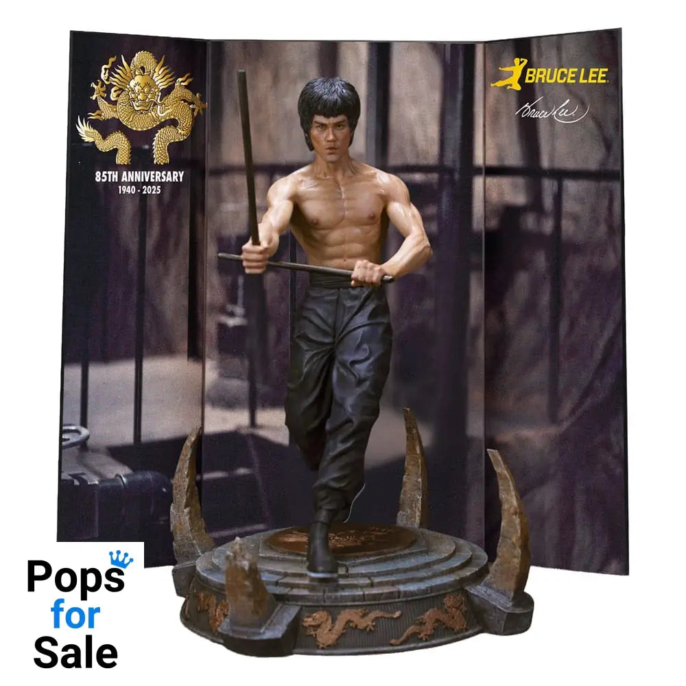Enter the Dragon Movie Statue 1/6 Bruce Lee Kali Sticks Fight Deluxe Basement Version 30 cm