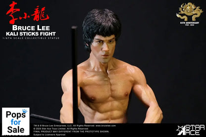 Enter the Dragon Movie Statue 1/6 Bruce Lee Kali Sticks Fight Deluxe Basement Version 30 cm