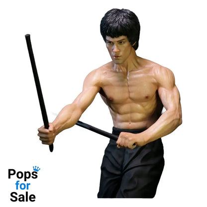 Enter the Dragon Movie Statue 1/6 Bruce Lee Kali Sticks Fight Normal Basement Version 30 cm