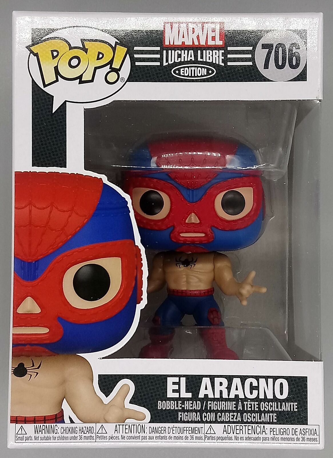 706 El Aracno (Spider-Man) - Marvel Luchadores Funko POP