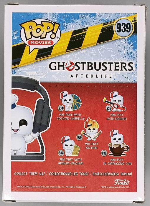 939 Mini Puft (with Headphones) - Ghostbusters Afterlife Funko POP