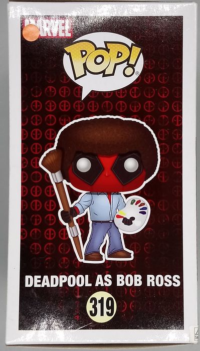 #319 Deadpool as Bob Ross - Marvel Deadpool - Box Damaged Funko POP