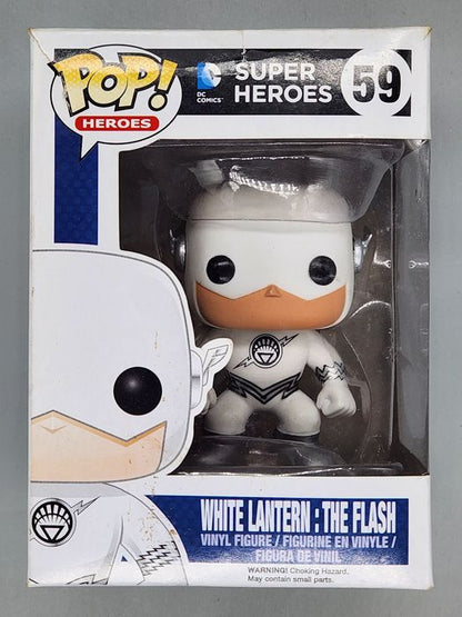 #59 White Lantern: The Flash - DC Super Heroes - Box Damaged Funko POP