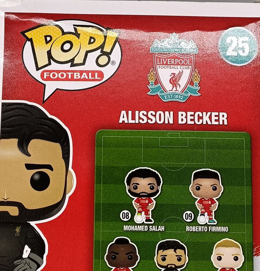 #25 Alisson Becker - Liverpool FC - Box Damaged Funko POP