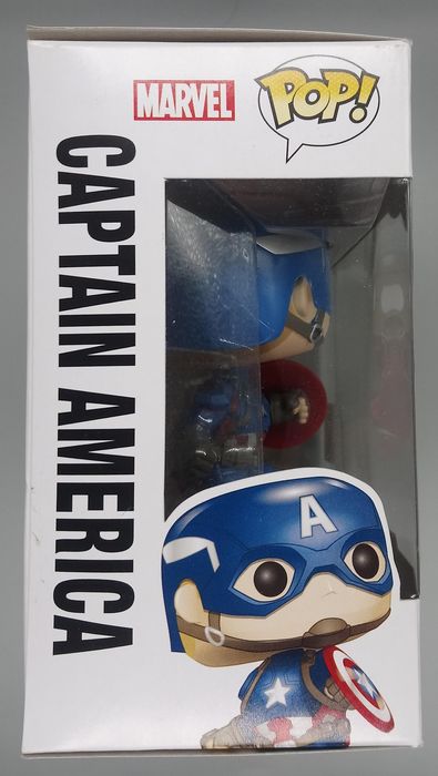 [2 Pack] Captain America/Iron Man (Action Pose) Marve Box Damaged Funko POP