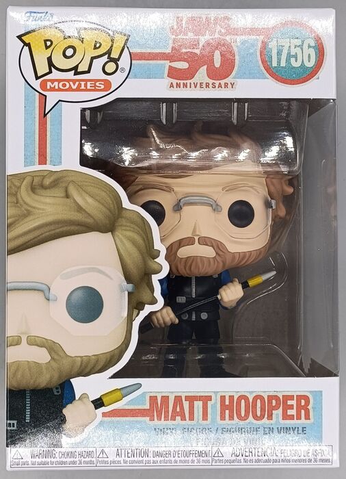 1756 Matt Hooper - Jaws 50th Anniversary Funko POP - Brand New