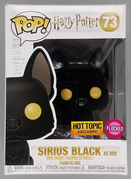 73 Sirius Black (as Dog) Flocked - Harry Potter Box Damaged Funko POP
