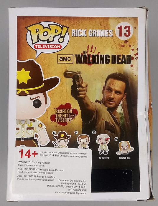 13 Rick Grimes - The Walking Dead - Funko POP - Box Damaged