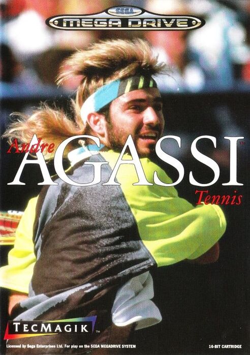 Andre Agassi Tennis for Sega Mega Drive (MD)