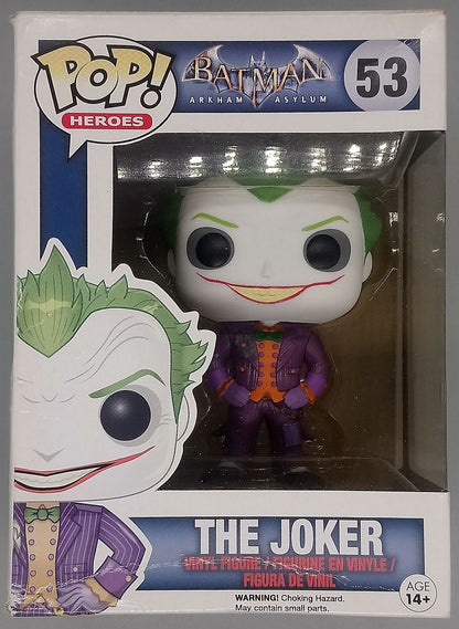 53 The Joker - DC - Batman Arkham Asylum - Funko POP - Box Damaged