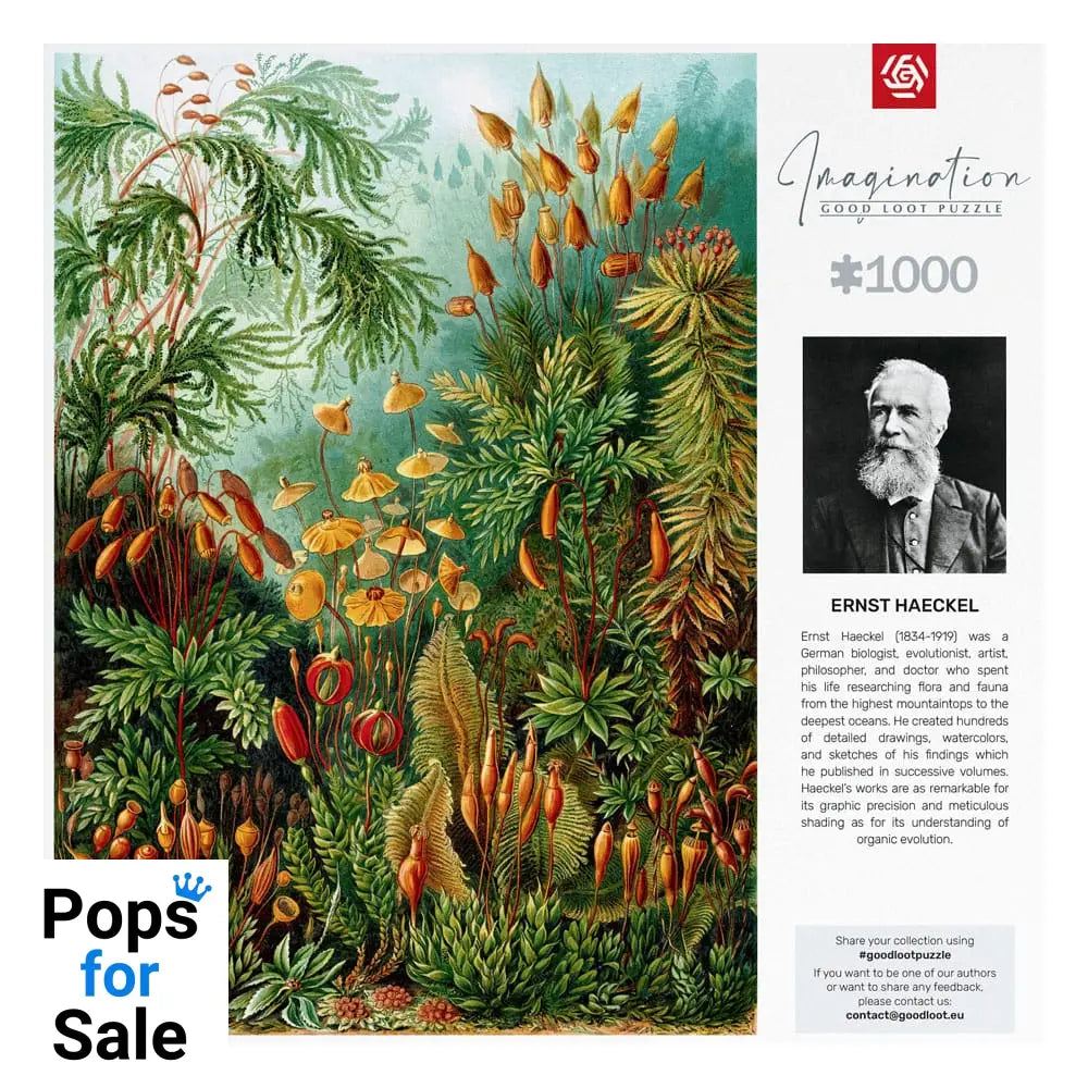 Ernst Haeckel Imagination Puzzle Muscinae (1000 pieces)