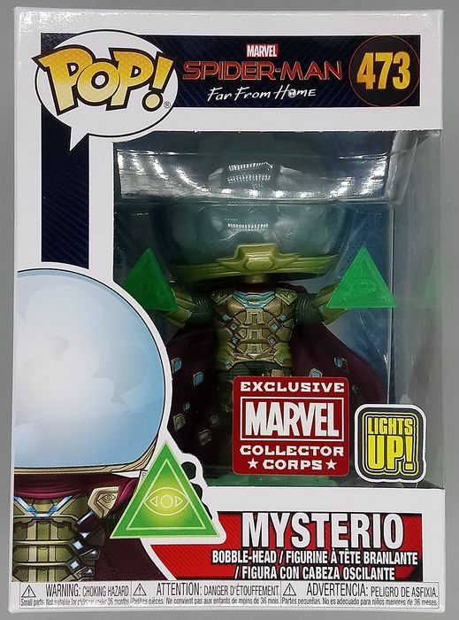 #473 Mysterio (Lights Up) - Marvel Spider-Man Far From Home Funko POP