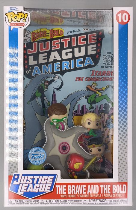 #10 The Brave and the Bold Comic Covers (DC) Justice Box Damaged Funko POP