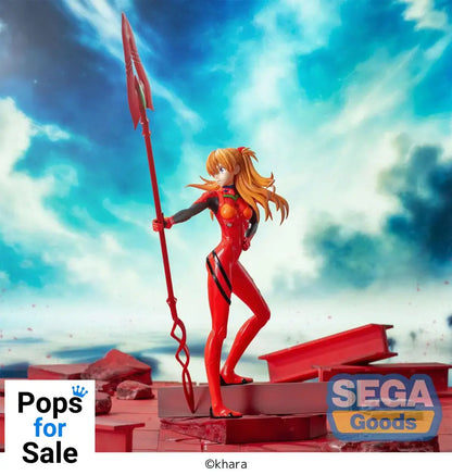 Evangelion: 3.0+1.0 Thrice Upon a Time Luminasta PVC Statue Asuka Shikinami Langley x Spear of Longinus 20 cm