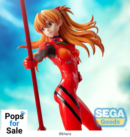 Evangelion: 3.0 + 1.0 Thrice Upon a Time Luminasta PVC Statue Asuka Shikinami Langley x Spear of Longinus 20 cm Statues