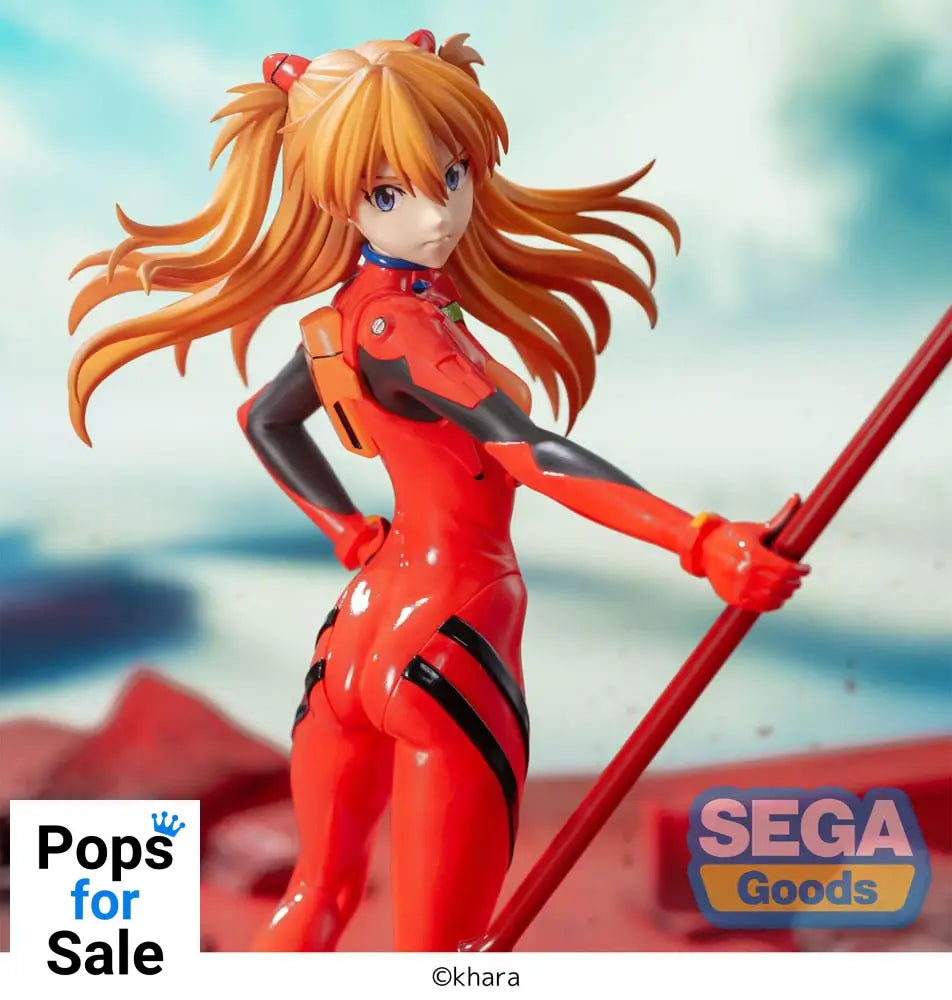 Evangelion: 3.0 + 1.0 Thrice Upon a Time Luminasta PVC Statue Asuka Shikinami Langley x Spear of Longinus 20 cm Statues