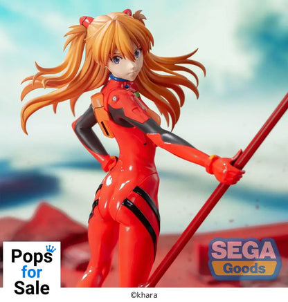 Evangelion: 3.0 + 1.0 Thrice Upon a Time Luminasta PVC Statue Asuka Shikinami Langley x Spear of Longinus 20 cm Statues