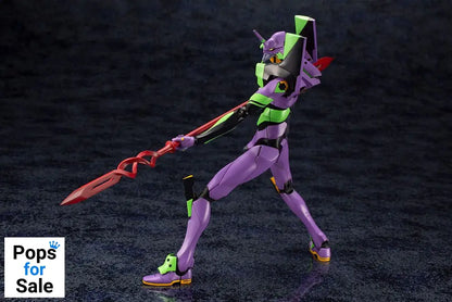 Evangelion: 3.0 + 1.0 Thrice Upon a Time Plastic Model Kit 1/400 Evangelion Test Type-01 with Spear of Cassius 19 cm
